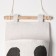 Pocket textile color black/Bel 3 compartments, 57x19 cm