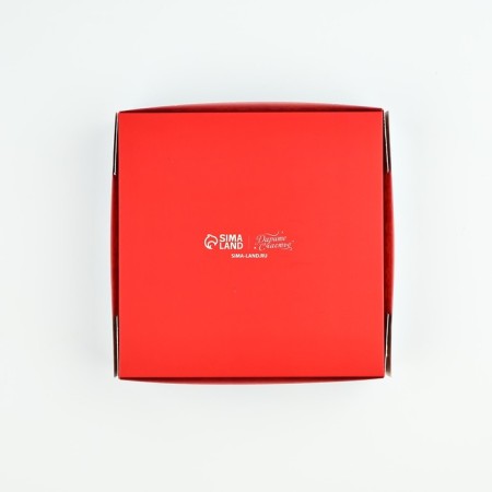 Box for sweets "Winter City", 14.7 x 14.7 x 3.5 cm, New Year-2