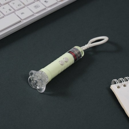Laser pointer+flashlight "Green" 3 modes shines, flashes, laser Lr44x3 pcs 3x3x9 cm-2
