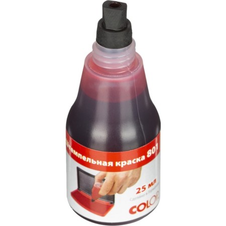 COLOP stamp paint, 25 ml, red-2
