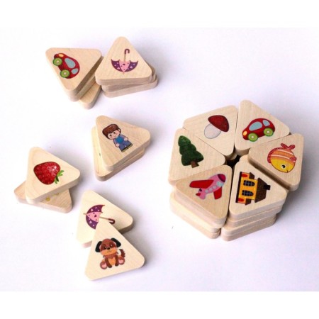 Wooden game 3D "Memory. Assorted "-2