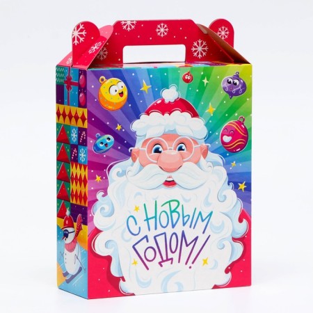 Gift box New Year's fiesta 17 x 7 x 25.5 cm-1