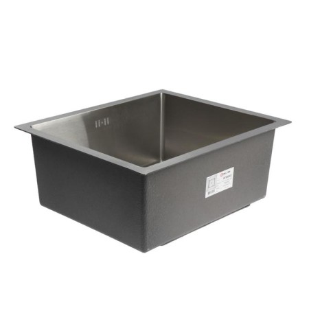 Kitchen sink Aflorn Af95043, Sredal, S = 3.0 and 0.8 mm, 50x43x20 cm, siphon, satin-1