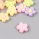 Decor for creativity Plastic "Puff Flower" matte mix 2x2 cm