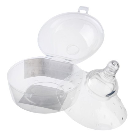 Feeding on the chest, in the container, silicone-6