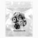Dice play "Game time", 1.6 x 1.6 cm, set 2 pcs, white