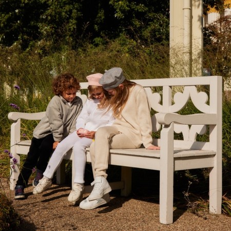 Costume (sweater and trousers) children's minku, beige color, height 122 cm-7