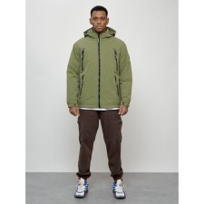Male spring jacket, size 56, green color