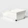 Container for storage Economic "loft", 31 × 21 × 12.5 cm, on wheels, white color