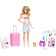 Doll "Barbie. Travel ", with a pet and accessories for travel