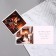 Mini-postcard "Happy New Year!" Santa Claus, 7.5x7.5 cm