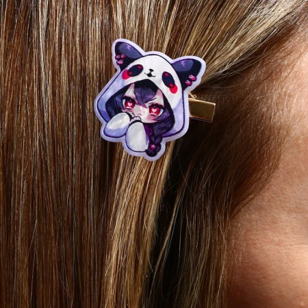 Hair hair clip twisting "Cutie Chibi", 3 x 3 cm-7