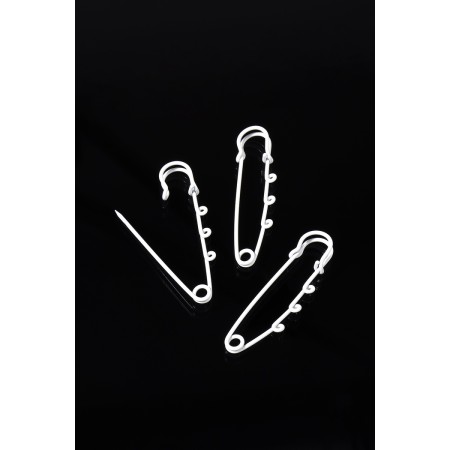 Pins for suspensions (set 3 pcs.) L = 6.5 cm, white color-2