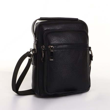 Male bag, black color-1