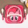A set of children's bamboo dishes, 3 objects: plate, fork, spoon "Pinky Pie", My Little Pony