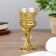 Climber Plastic, glass for 1 candle "Heart and Bant" Gologa Gold 12.5x6.3x6.3cm