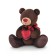 CHOCO soft toy, with heart