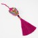 Suspension Textile "Butterfly" bright pink 2x6.5x27 cm