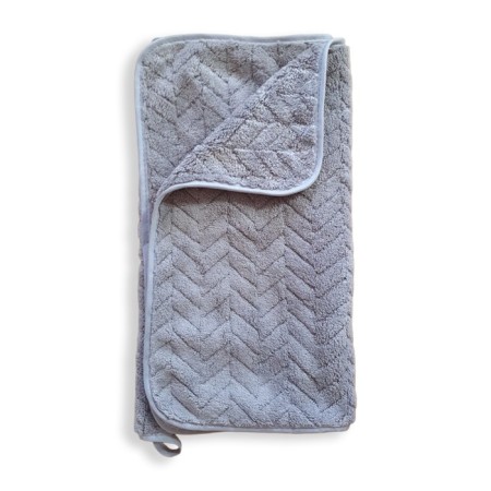 Tainted towel "Illusion", size 34x75 cm, color gray color-3