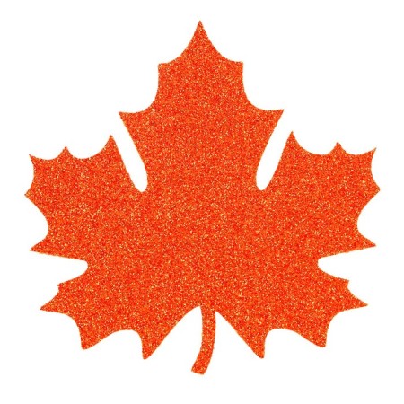 Set of leaves "maple" brilliant large, 5 pcs., Mix color-1