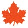 Set of leaves "maple" brilliant large, 5 pcs., Mix color