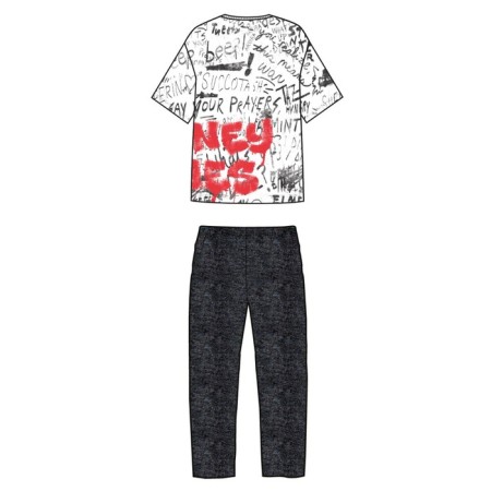 Pajama for the boy PlayTode: T -shirt and trousers, height 128 cm-6