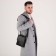Male bag, black color