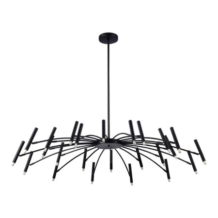 Ceiling lamp ST LUCE. SL1214.402.24. Spidey. 24x5 watts, G9, 4000k, 132x132x100 cm, black color
