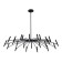 Ceiling lamp ST LUCE. SL1214.402.24. Spidey. 24x5 watts, G9, 4000k, 132x132x100 cm, black color