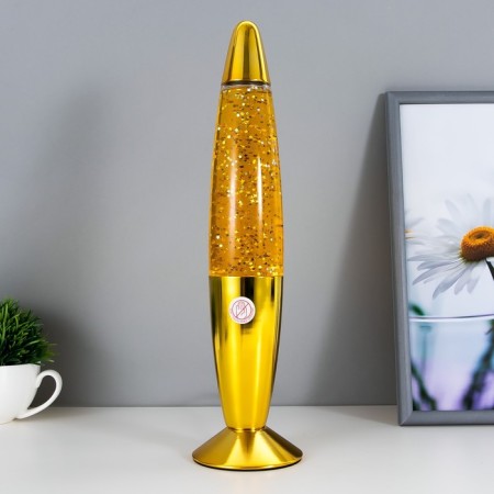 Lamp "Golden Rocket" Lava, Tergets, E14 h = 35cm Risalux
