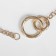 Pendant "chain" endless plexus, color gold, 50 cm
