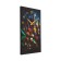 Carty clock wall interior "multi-colored spoons", silent, 35 x 60 cm
