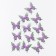 Decor for creativity "Butterfly Khokhlatka", two -layer, set of 12 pcs., Size 1 pc. - 5 × 5 cm