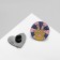 Set of icons (2 pcs.) "Emotions", colored in ferrous metal