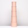 Set of round boxes 5 in 1 "peach", 25 x 25 - 19 x 19 cm