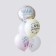 Foil ball 17 "Compliment for mom: mom, you are the best", circle