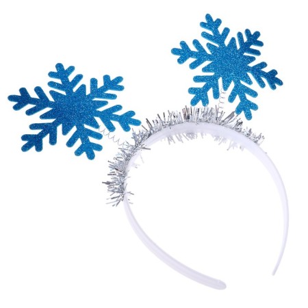 Carnival rim "snowflake", blue color-1