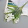 Bouquet "Bell with spraying" 27 cm, white