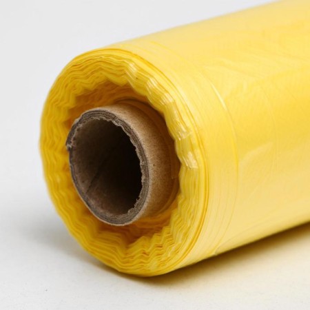 A set of packages of packing, on a sleeve, yellow, 24 x 37 cm, 8 μm, 400 pcs.-1