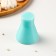 Silicone Mold "Geometric Christmas tree", 5 × 5 × 6 cm, turquoise color