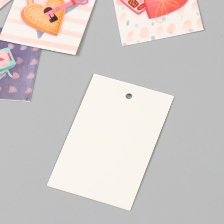 Cardboard "My Love" set 10 pcs (5 types) 4x6 cm-3