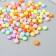 A set of beads for creativity plastic "Hearts and stars" Color 20 g 0.4x0.7x0.7 cm