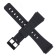 Watch strap, 20 mm, silicone, L-22 cm, black