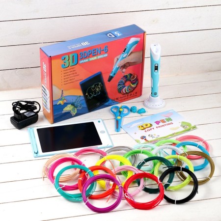 Luazon creativity set, 3D pen + stencil + plastic PLA 20 colors + graphic tablet