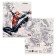 Notebook in a cage 24 sheets, 5 types of mix, cover covering cardboard, Avengers