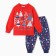 Pajamas for a boy, red/blue color, height 122 cm