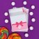 BOPP package with sticky tape, "for you", 7*7+3cm