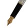 Gift feathers in the leatherette case, hull silver with gold