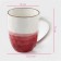 Porcelain shade "Cosmos", 400 ml, red color