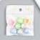 Busina Plastic "Flat ball. Flower" Gloss Povar Mix 1.7x1.7 cm